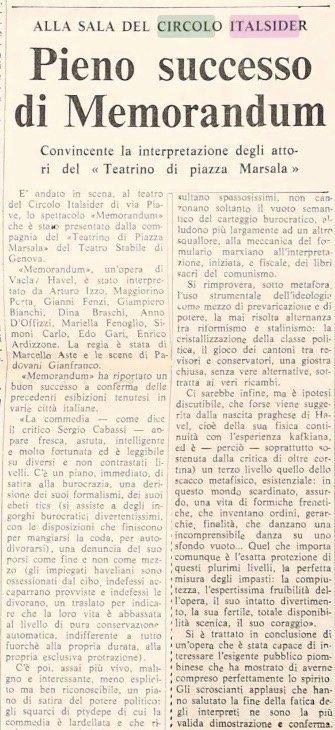 Memorandum